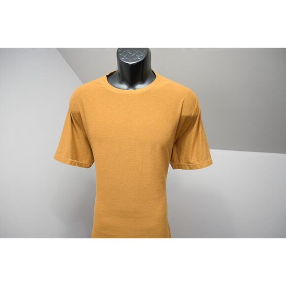 Vuori Gym Shirt Performance Short Sleeve Running Golden Mens Size Large - Picture 2 of 7
